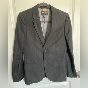 Lucky Brand Black linen/cotton Blazer
